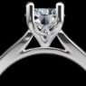 Custom Made Oval Solitaire Engagement Ring with Celtic Basket SB2281 image 3