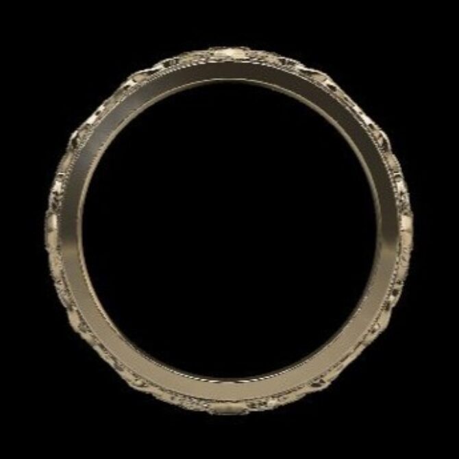 Custom Made Pattern Wedding Ring SB3085 image 3