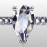 Custom Made Pear Cut Side Stone Engagement Ring SB3143 image 1