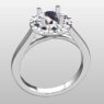 Custom Made Round Cut Halo Engagement Ring SB3017 image 2