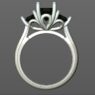 Custom Made Round Cut Trilogy Engagement Ring SB2437 image 3