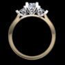 Custom Made Round Cut Trilogy Engagement Ring SB2465 image 3