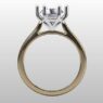 Custom Made Round Solitaire Engagement Ring SB2600 image 3