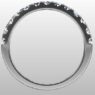 Custom Made Scallop Set Diamond Set Wedding Ring SB3002 image 3