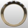 Custom Made Scallop Set Wedding Ring SB3248 image 3