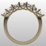 Custom Made Seven Stone Diamond Set Wedding Ring SB2813 image 3