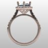 Custom Made Side Stone Engagement Ring SB2511 image 3