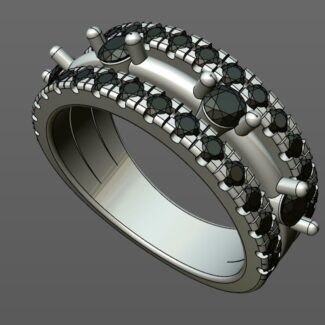 Custom Made Three-In-one Ring SB2293 image 2