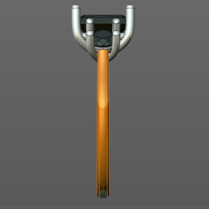 Custom Made Trilogy Engagement Ring SB2272 image 4