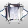 Custom Made Trilogy Engagement Ring SB2495 image 1