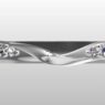 Custom Made Twisted Diamond Set Wedding Ring SB3223 image 1