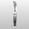 Custom Made Twisted Diamond Set Wedding Ring SB3223 image 4