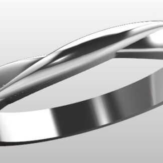 Custom Made Twisted Wedding Ring SB3095 image 2