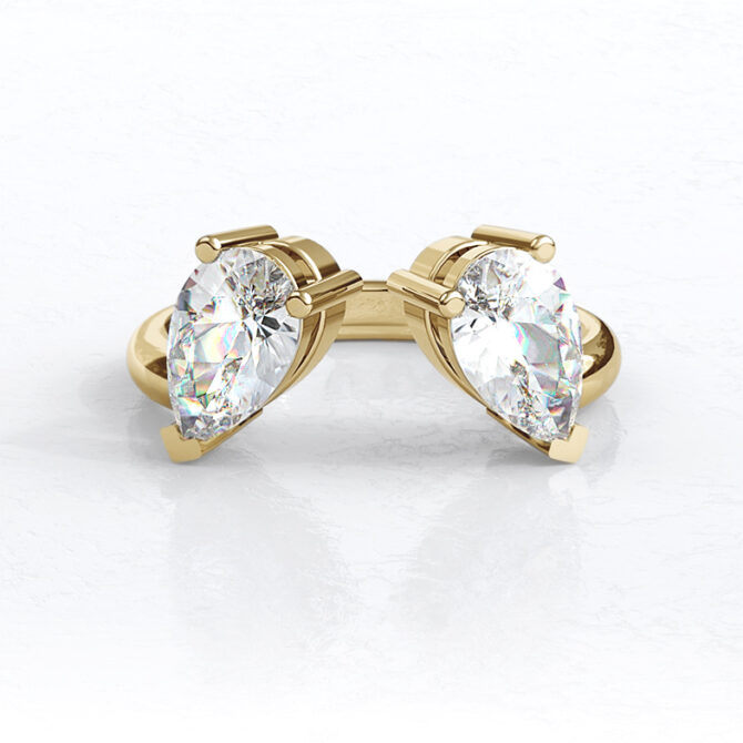 Custom Made Two Stone Ring SB2876 image 3