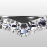 Custom Made V-Shape Diamond Set Wedding Ring SB3216 image 1