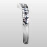 Custom Made V-Shape Diamond Set Wedding Ring SB3216 image 4