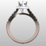 Custom Pear Cut Side Stone Engagement Ring SB2290 image 3