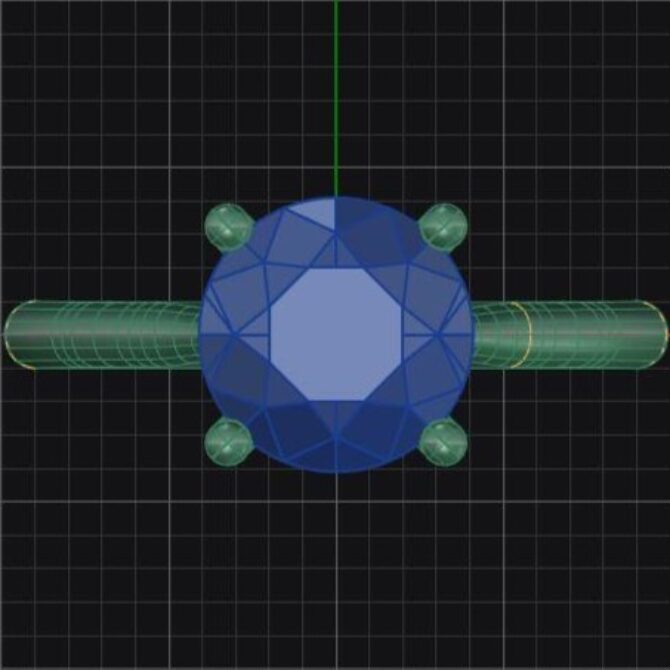 Custom made bar set round cut solitaire engagement ring sb4249 quick image 01