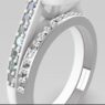 Custom made curved diamond set wedding ring SB4145 quick image 02