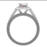 Custom made curved diamond set wedding ring SB4145 quick image 03