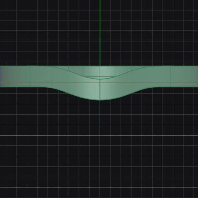 Custom made curved plain wedding ring sb4197 quick image 01