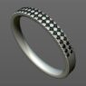 Custom made diamond set wedding ring SB4227 quick image 02