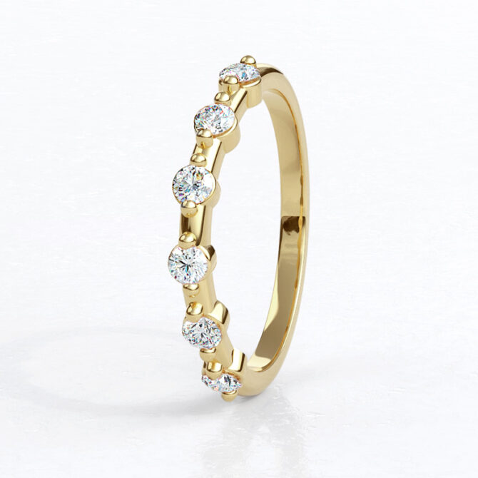 Custom made diamond set wedding ring SB4439 image 01