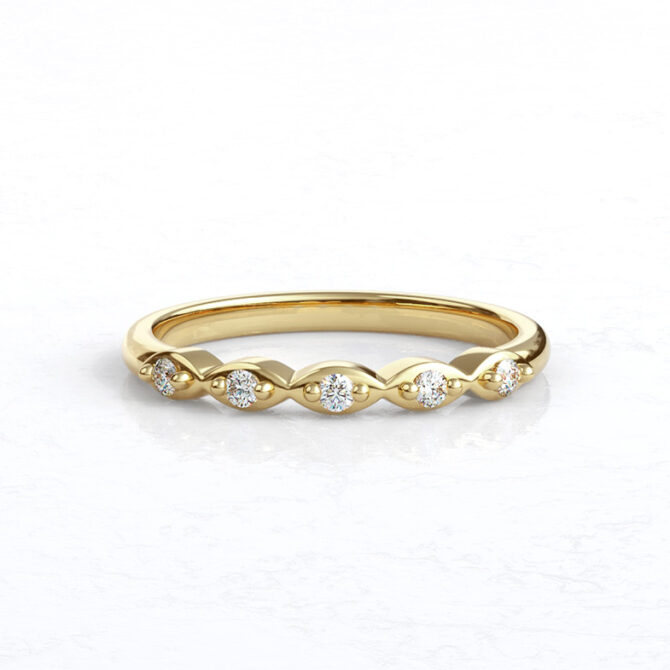 Custom made diamond set wedding ring sb4207 image 02