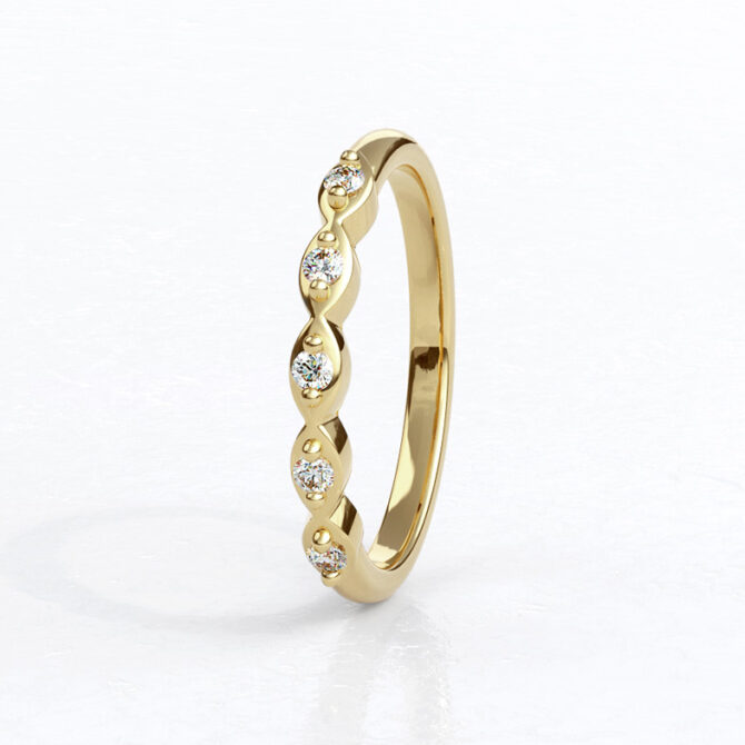 Custom made diamond set wedding ring sb4207 image 03