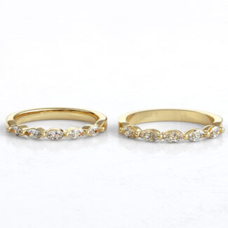 Custom made diamond set wedding ring sb4207 v3 image (left 3.5x1.75) (right larger stones) 02