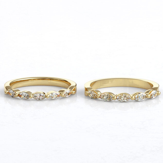 Custom made diamond set wedding ring sb4207 v3 image (left 3.5x1.75) (right larger stones) 02