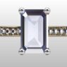 Custom made emerald cut side stone engagement ring sb2678 quick image 01