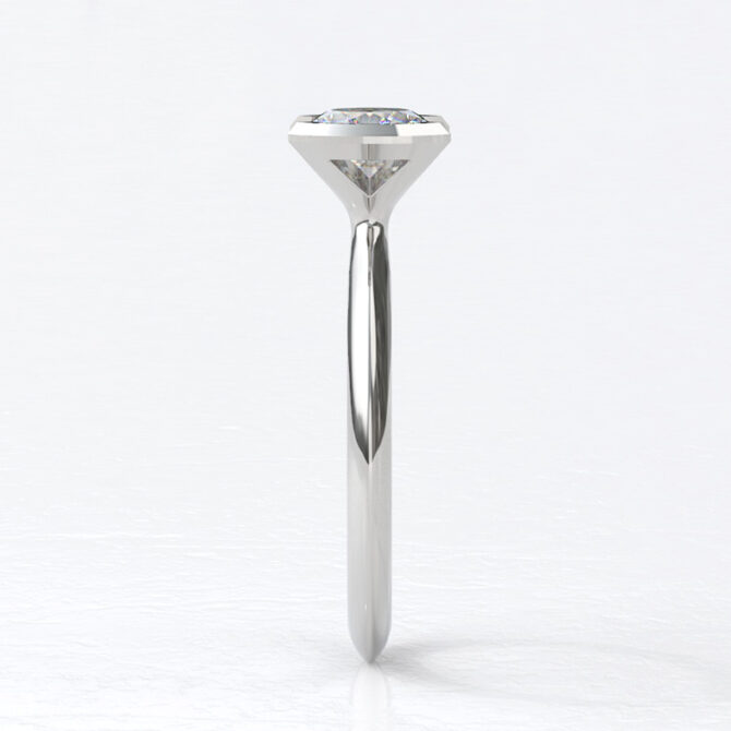 Custom made half bezel round cut engagement ring sb4472 v2 image 02