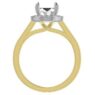 Custom made oval cut halo engagement ring SB4146 quick image 03