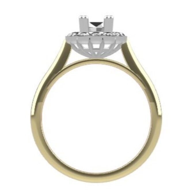 Custom made oval cut halo engagement ring sb4359 quick image 03