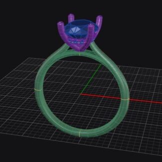 Custom made oval cut hidden halo solitaire engagement ring sb4247 quick image 02