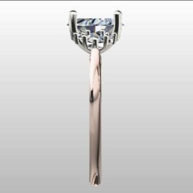 Custom made oval cut three stone engagement ring SB2683 quick image 04