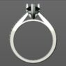 Custom made pear cut side stone engagement ring SB4123 quick image 03