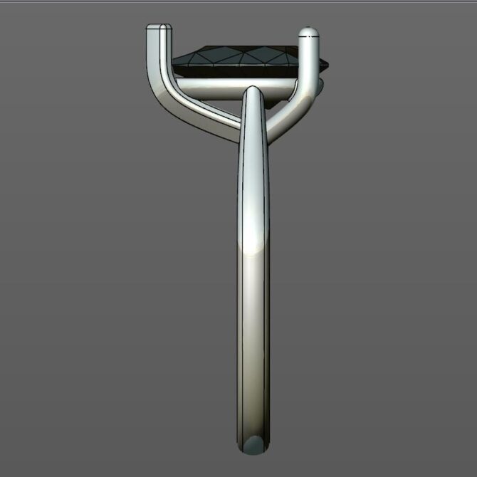 Custom made pear cut solitaire engagement ring SB4113 quick image 04