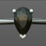 Custom made pear cut solitaire engagment ring SB4081 quick image 01