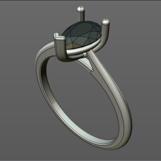 Custom made pear cut solitaire engagment ring SB4081 quick image 02