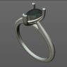 Custom made pear cut solitaire engagment ring SB4081 quick image 02