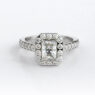 Custom made radiant cut halo and side stone engagement ring sb2169-image-3