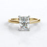 Custom made radiant cut solitaire engagement ring sb2179-image-3