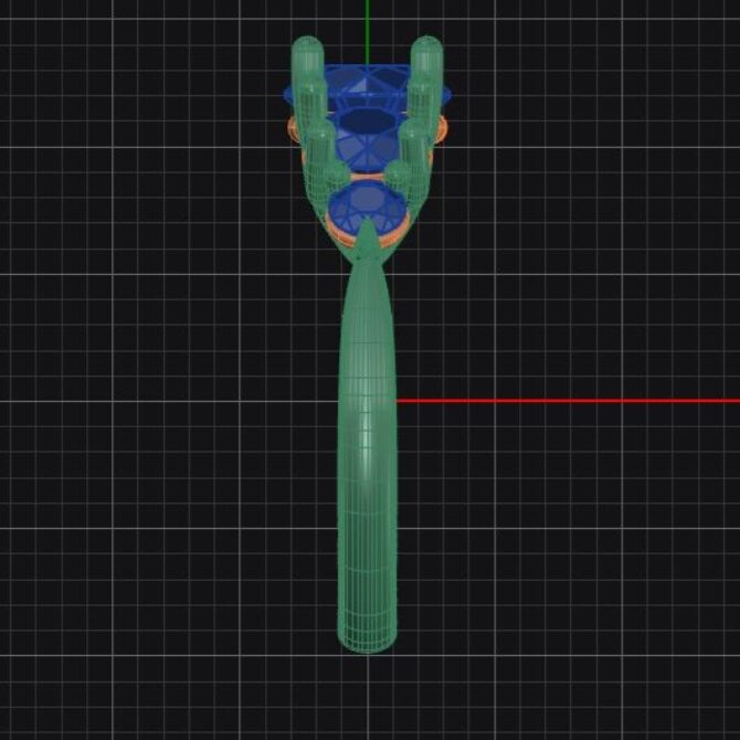 Custom made round cut bar five stone engagement ring SB4366 v2 quick image 04