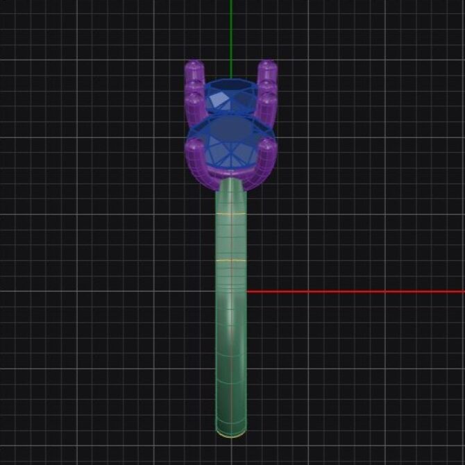 Custom made round cut four stone engagement ring SB4466 quick image 04