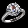 Custom made round cut halo engagement ring sb2136 quick image 02
