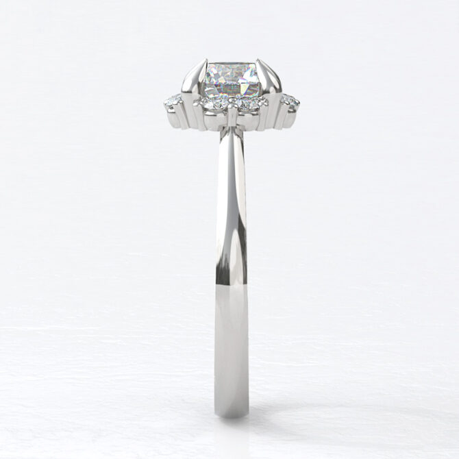 Custom made round cut halo engagement ring sb4199 image 02