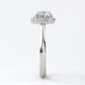 Custom made round cut halo engagement ring sb4199 image 02