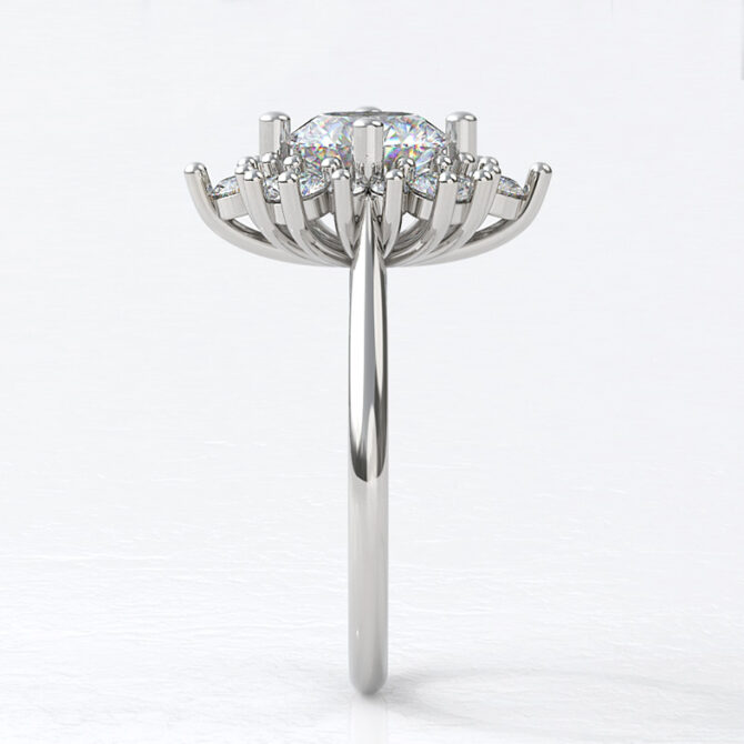 Custom made round cut halo engagement ring sb4314 v2 image 01